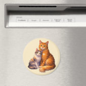 二匹の猫のマグネット マグネット (インサイチュ (食洗機))