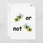 二匹の蜂でも二匹の蜂でもない ポストカード (正面/裏面)