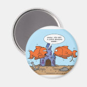 二匹の金魚 – 友情 マグネット (正面/裏面)