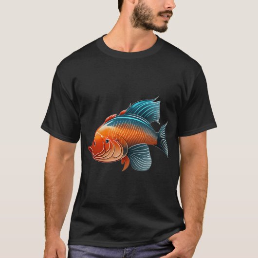 二匹の金魚 Tシャツ (正面)