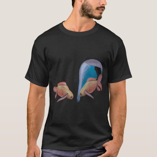 二匹の金魚 Tシャツ (正面)