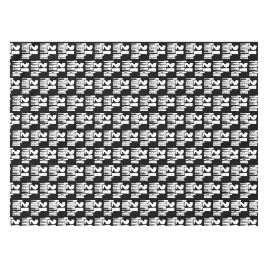 二十一歳 テーブルクロス (正面(横))