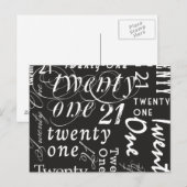 二十一 ポストカード (正面/裏面)