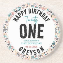 二十一 | 幾何カラフル21歳の誕生日