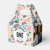 二十一 | 幾何カラフル21歳の誕生日 フェイバーボックス (正面サイド)