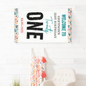 二十一 | 幾何カラフル21歳の誕生日 横断幕 (インサイチュ)