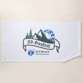 二十九ガウフェストビーチタオル ビーチタオル (正面)