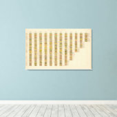 二十二都市の階級 キャンバスプリント (インサイチュ (ウッドフロア))