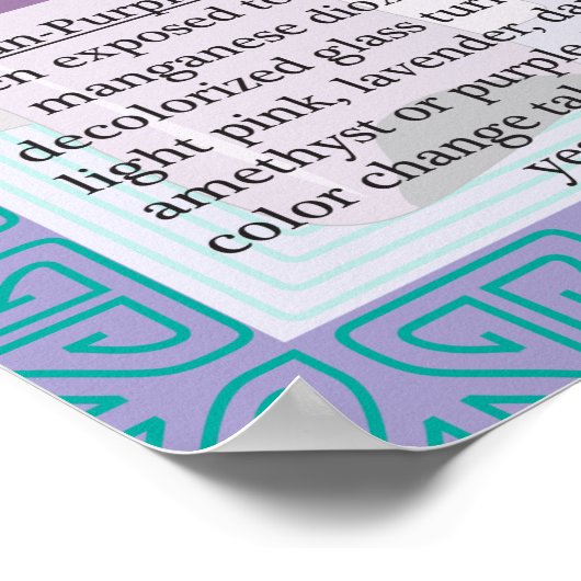 二十五元素周期表 ポスター (角)