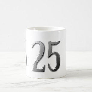 二十五25誕生日 コーヒーマグカップ