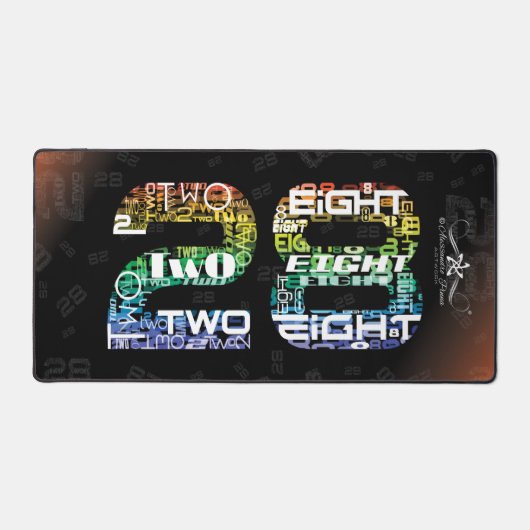 二十八二十八 デスクマット (正面)