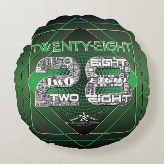 二十八二十八 ラウンドクッション (正面)