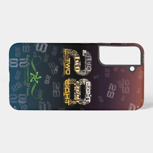 二十八二十八 SAMSUNG GALAXYケース (裏面横)