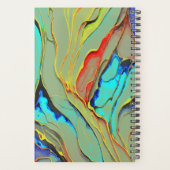 二十四レトロ水彩インクデザイン プランナー手帳 (裏面)