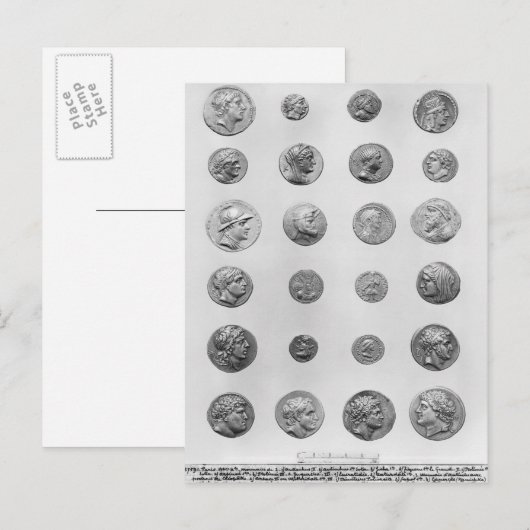 二十四銭 ポストカード (正面/裏面)