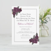 二十年結婚の発願招待状 招待状 (スタンド正面)