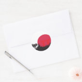 二十日本のライジングサン結婚ズ封筒用シール ラウンドシール (封筒)