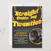 二十歳からの卒業 招待状 (正面)