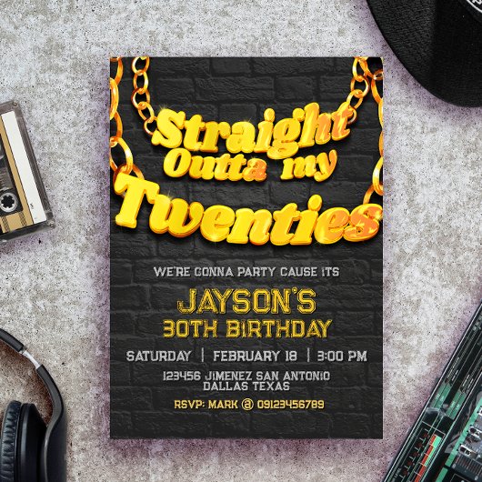 二十歳からの招待状 招待状