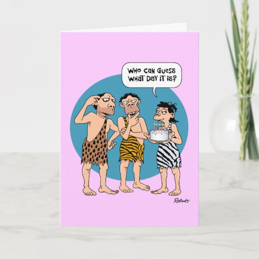 二卵性双生児誕生日 カード (正面)