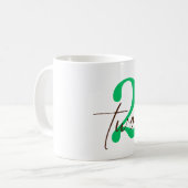 二周年記念 コーヒーマグカップ (正面左)