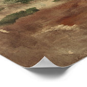 二姉妹歩くバイザシー ポスター (角)