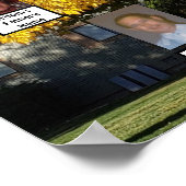 二家族秋季写真 |名前ポスター ポスター (角)