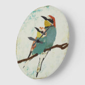 二小鳥時計 ラージ壁時計 (傾斜)