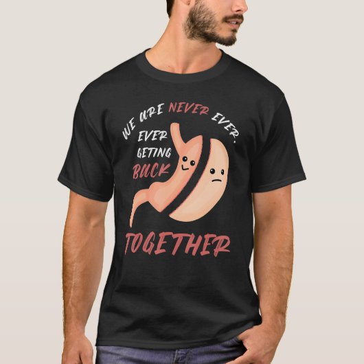 二度と戻らない肥満手術 Tシャツ (正面)