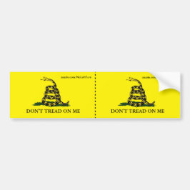 二度と踏み付けるな バンパーステッカー