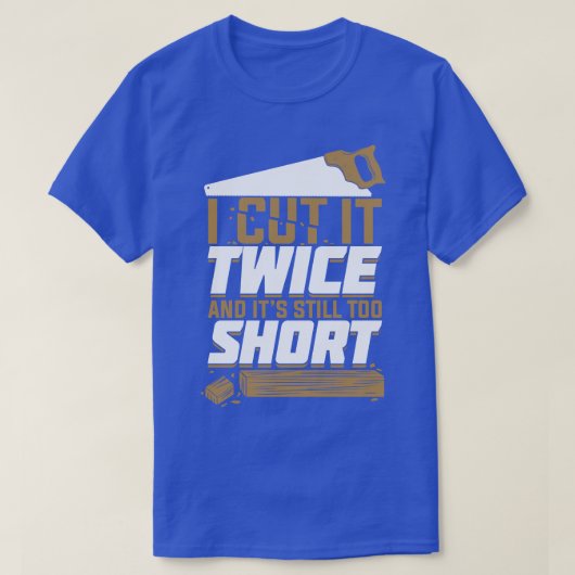二度切っても短い Tシャツ (デザイン正面)