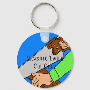 二度測定。 一度切って下さい。 Keychain キーホルダー