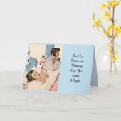 二度退職のおもしろいのユーモアその夫半分$ カード (黄色い花)