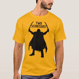 二振りのシミター Tシャツ