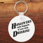 二日酔いしかもし起こストップらない キーホルダー (正面)