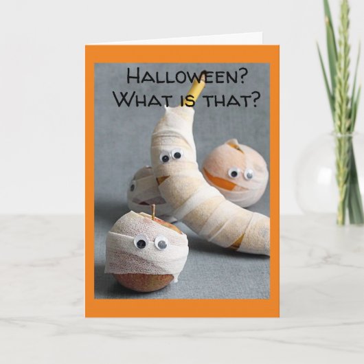 二日酔いで「おまえにブーとハッピーバースデー」と言う カード (正面)