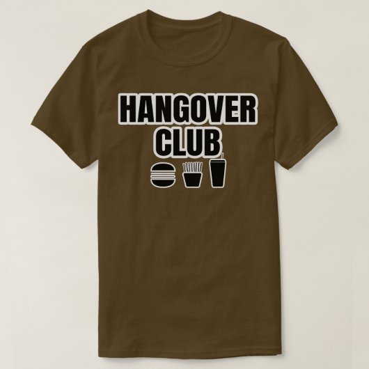 二日酔いクラブ Tシャツ (デザイン正面)