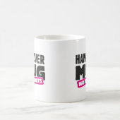 二日酔いマグ – 後悔しない コーヒーマグカップ (中央)