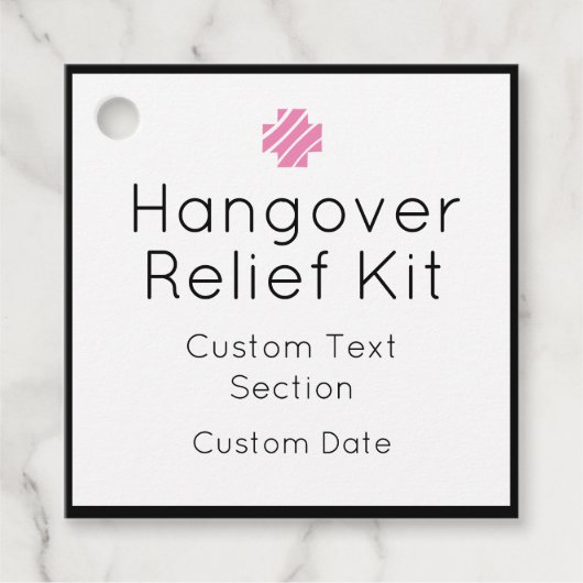 二日酔い対策キット  のしつけ フェイバータグ (正面)