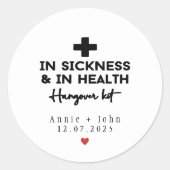 二日酔い対策キット ステッカー (正面)