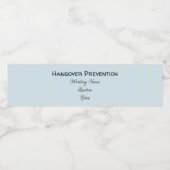 二日酔い対策: 結婚式 ペットボトルラベル (シングルラベル)