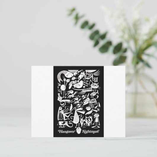 二日酔い悪夢 ポストカード (スタンド正面)