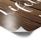 二日酔い看板ラスティックカントリー結婚バーンズ フォトプリント            (角)