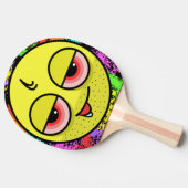 二日酔い顔 卓球ラケット (横)