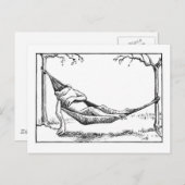 二日酔い ポストカード (正面/裏面)