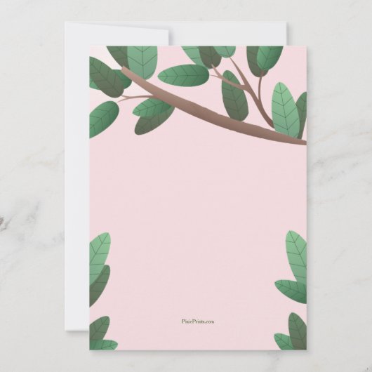 二日酔い 招待状 (裏面)