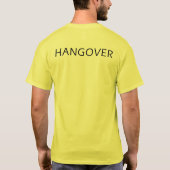 二日酔い Tシャツ (裏面)