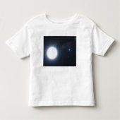 二星系を示すアーティストの概念 トドラーTシャツ (正面)