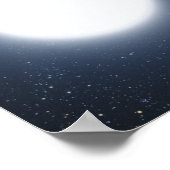 二星系を示すアーティストの概念 ポスター (角)
