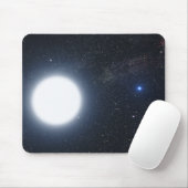 二星系を示すアーティストの概念 マウスパッド (マウス)